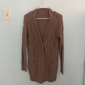 Dusty brown cardigan